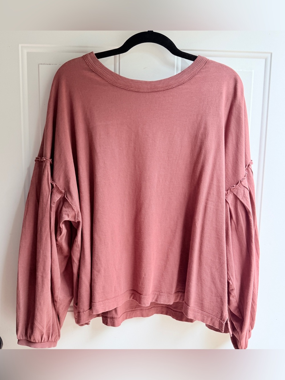 Aerie burnt orange long sleeve top NWT Large